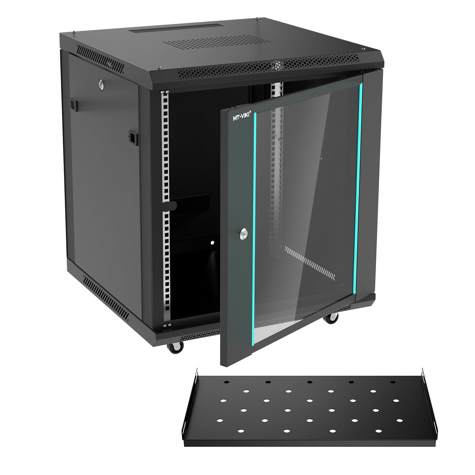 MT VIKI 12U Server Cabinet Network Rack Vented Enclosure MT VIKI 12U Server Cabinet Network Rack Vented Enclosure