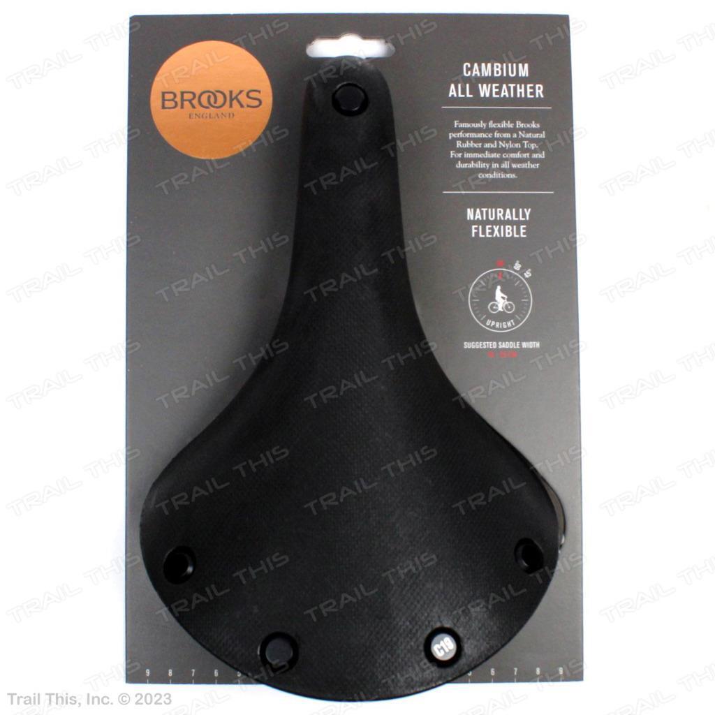 Brooks Cambium C19 All Weather Upright 90° Road Touring MTB Bicycle Saddle Black