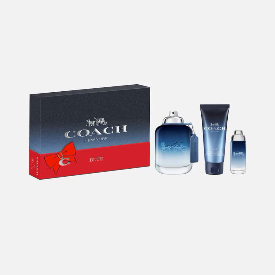 Coach Men\'s Blue 3pcs EDT Gift Set Fragrances 3386460147088
