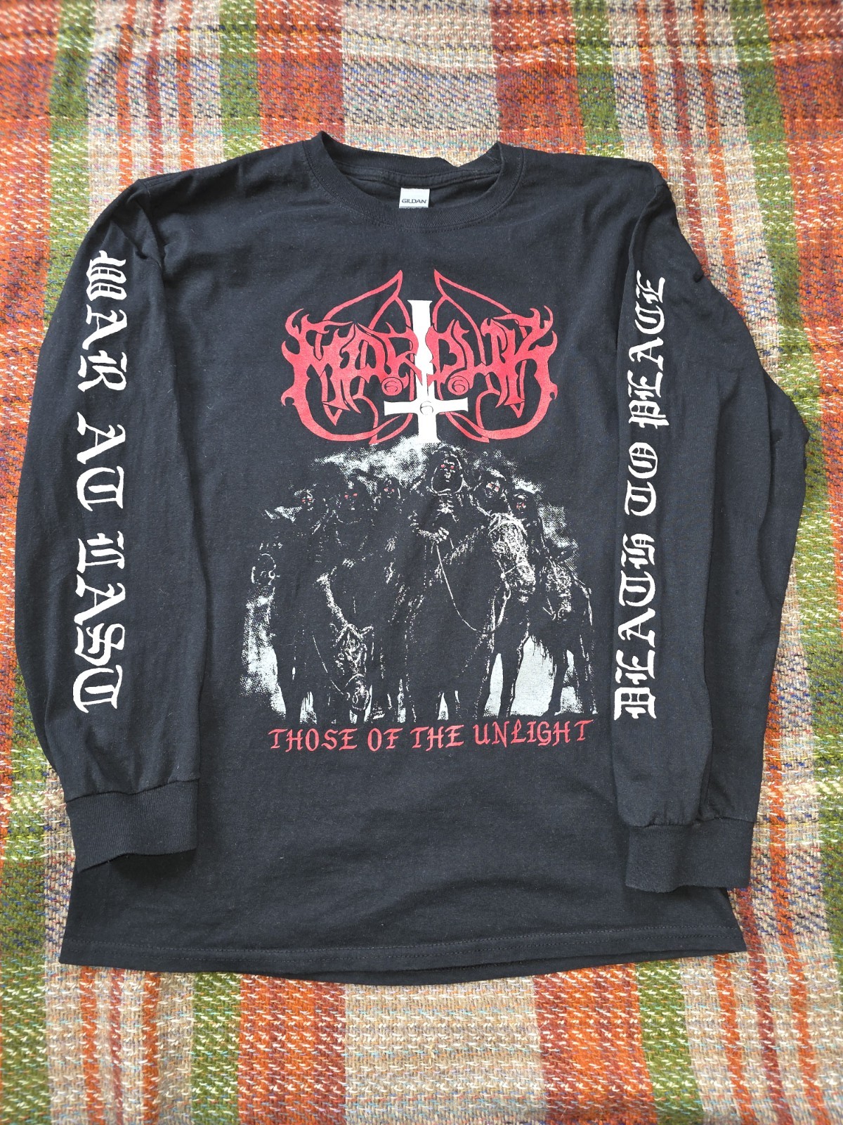 Marduk Those of the Unlight Longsleeve T-shirt Medium Black Metal 1990s RARE