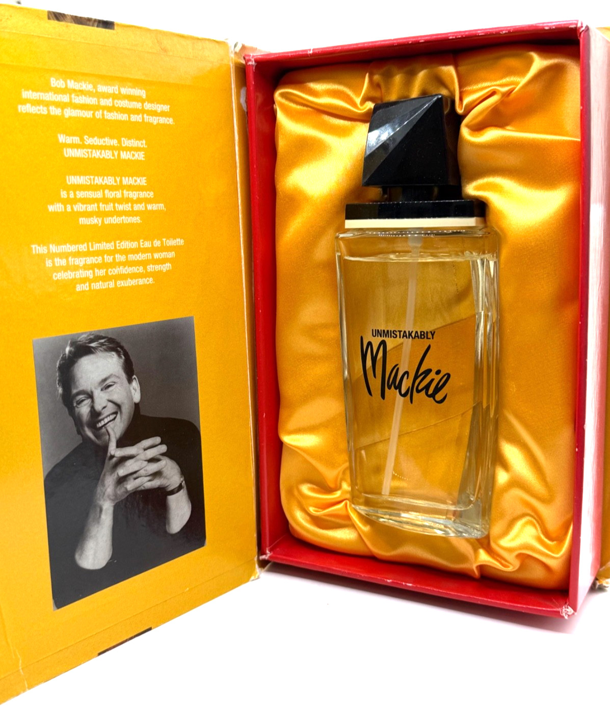 UNMISTAKABLY MACKIE BY BOB MACKIE 3.4 FL OZ NEW IN BOX LIMITED EDITION