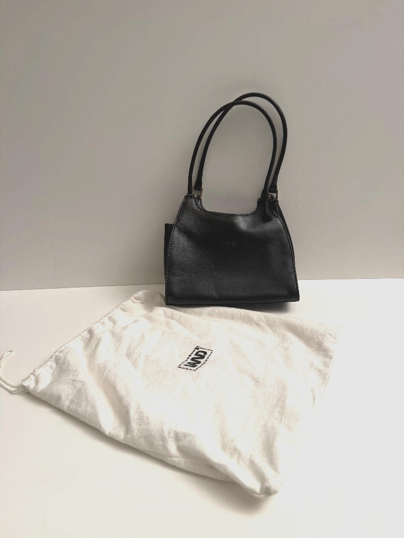 LAND Vintage Black Purse Shoulder Bag EUC w/Dust Bag