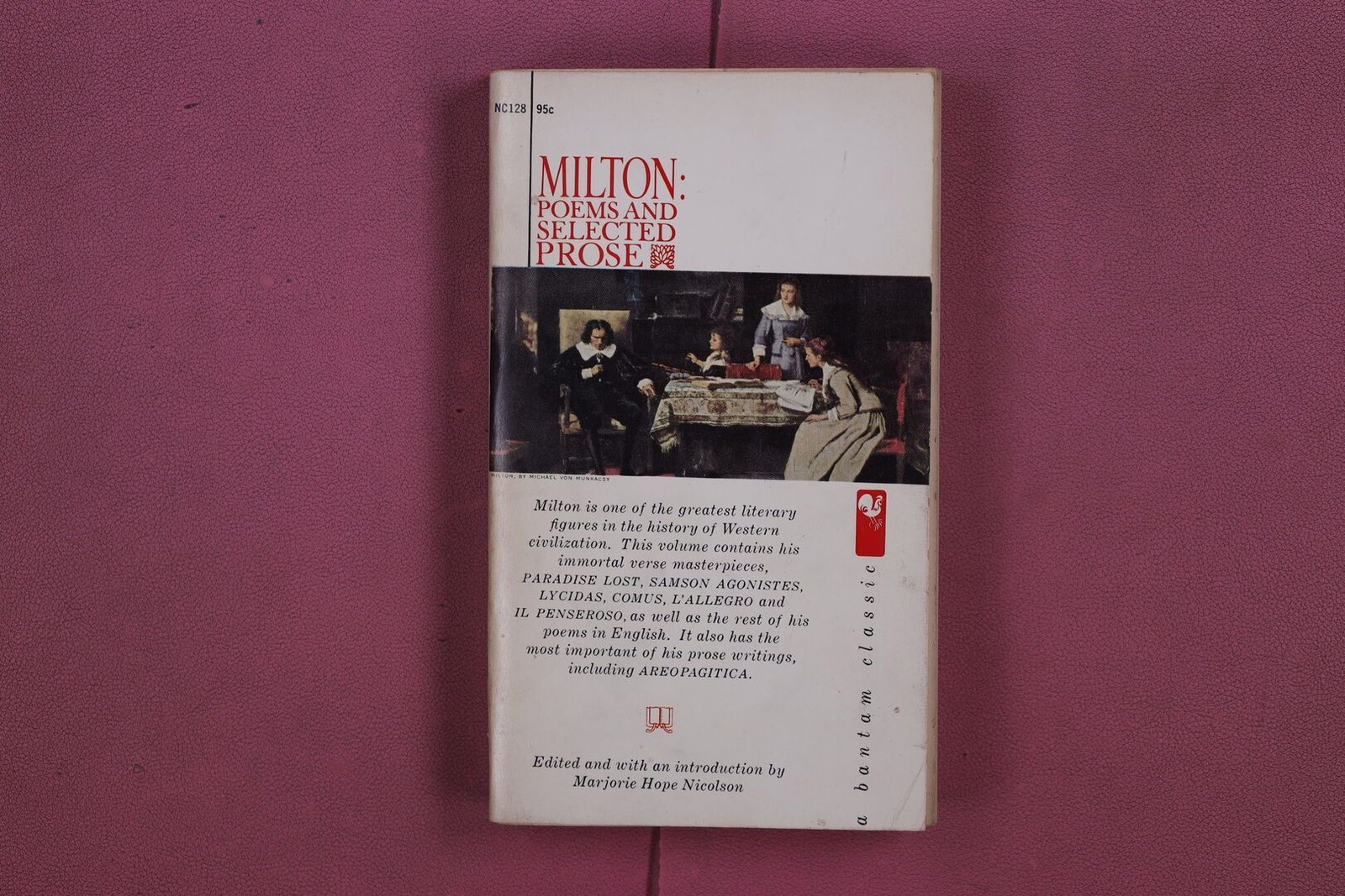 332060 John Milton MILTON: POEMS AND SELECTED PROSE Bantam Books