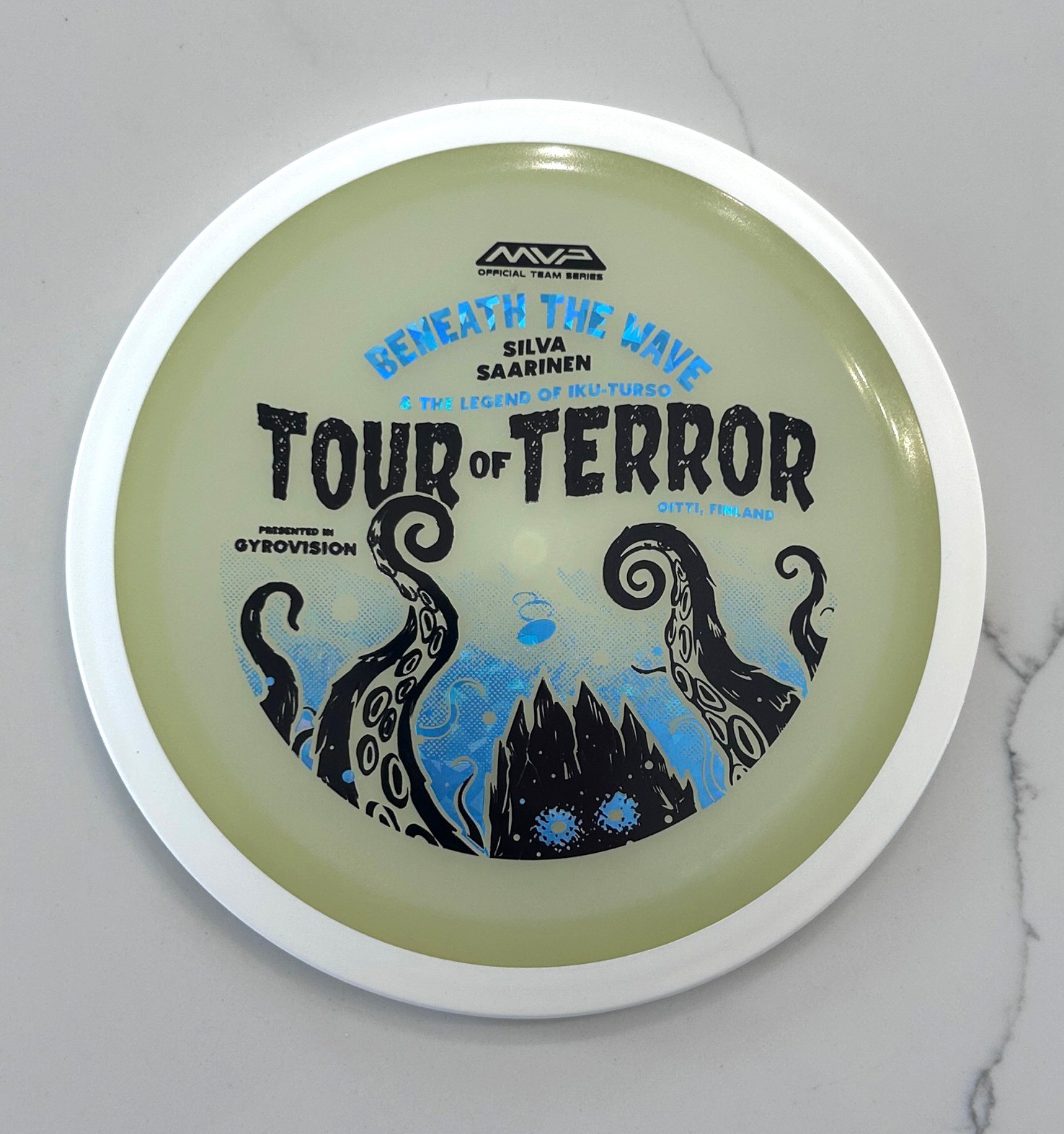 MVP TOUR OF TERROR ECLIPSE WAVE SILVA SAARINEN SE - GLOW - RARE STAMP MVP TOUR OF TERROR ECLIPSE WAVE SILVA SAARINEN SE - GLOW - RARE STAMP