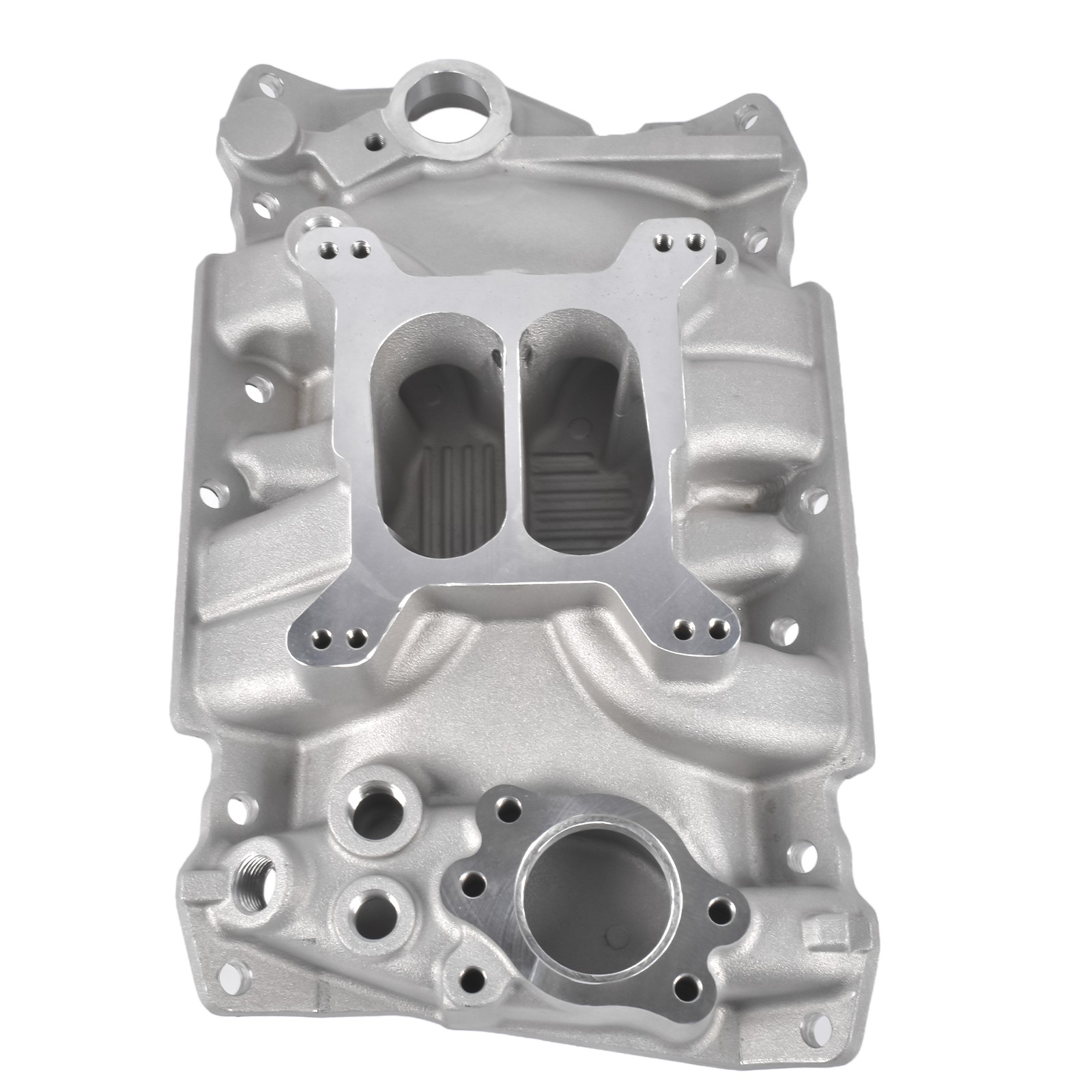 Intake Manifold 2111 for GM 90 Deg V6 3.8L & 4.3L Dual Plane 4-BBL Square Bore
