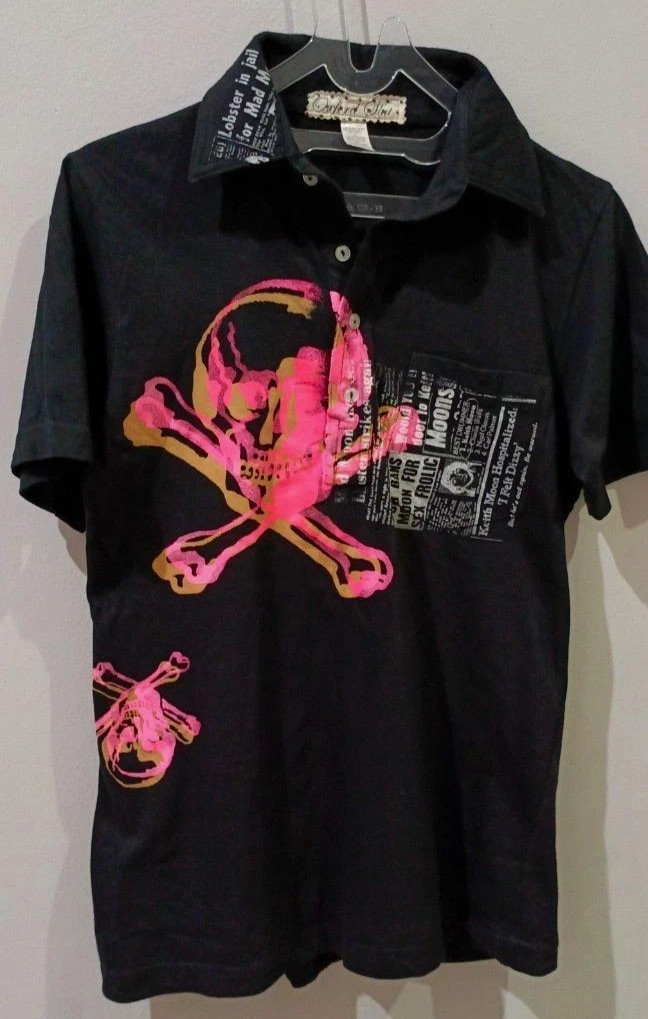 Vintage PUNK Skull UNISEX t shirt ( 2003 ) VERY RARE Made in USA