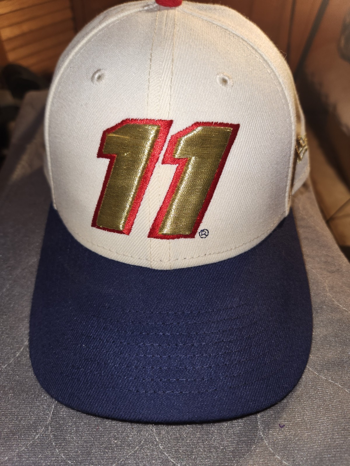 Nascar #11 Baseball Cap with American Flag  Adjustable Unisex