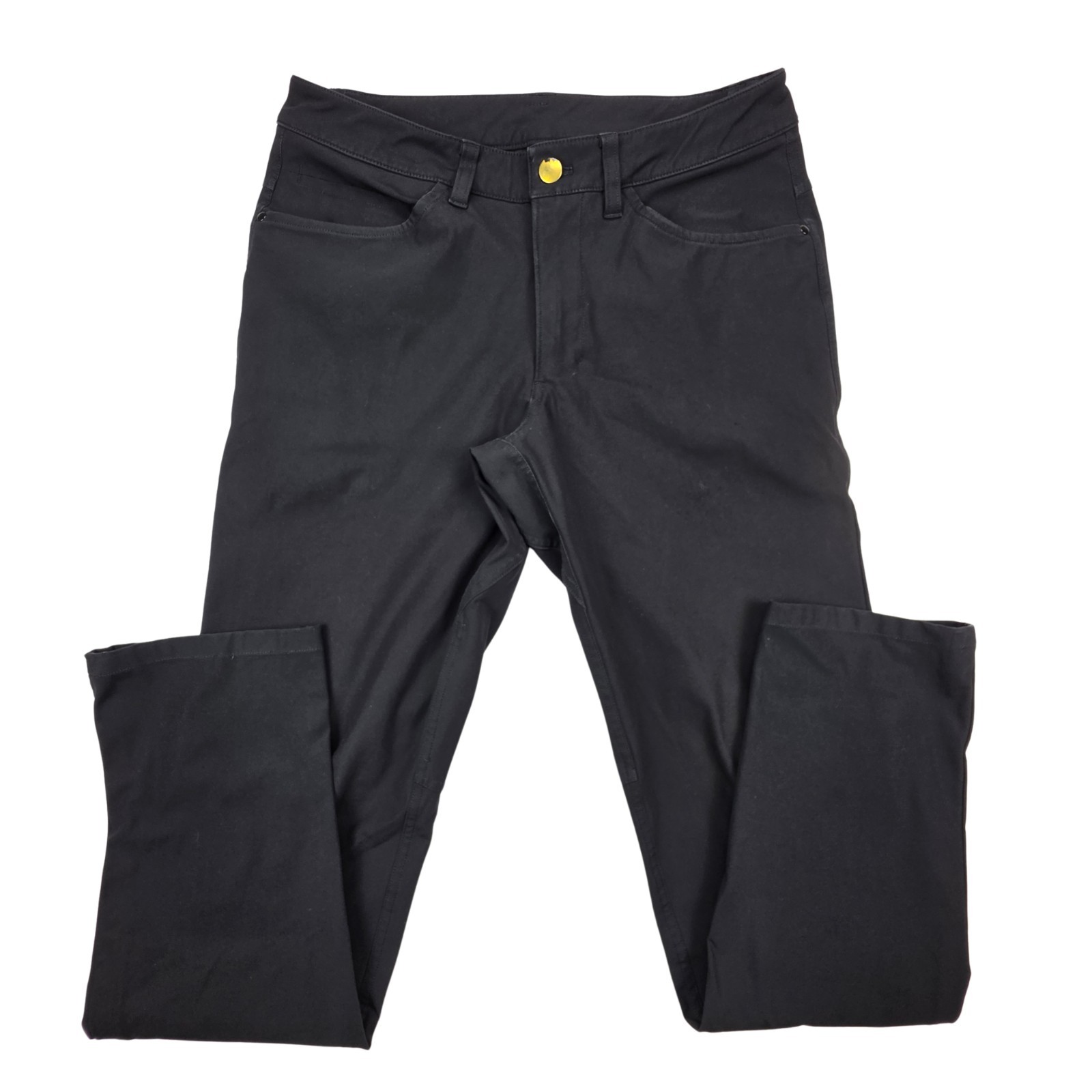 Lululemon ABC Pants Mens 28x30 Black Classic Warpstreme Casual M5583S