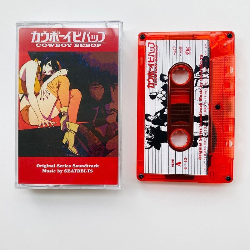 Cowboy Bebop Soundtrack Cassette Tape Red Limited Edition Box Japanese Songs Cowboy Bebop Soundtrack Cassette Tape Red Limited Edition Box Japanese Songs