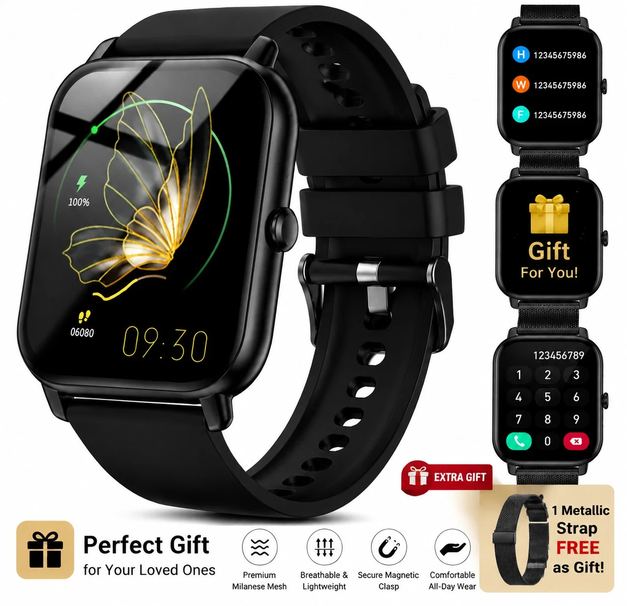 2026 Smart Watch For Men/Women, Waterproof Smartwatch Bluetooth iPhone Android 2026 Smart Watch For Men/Women, Waterproof Smartwatch Bluetooth iPhone Android
