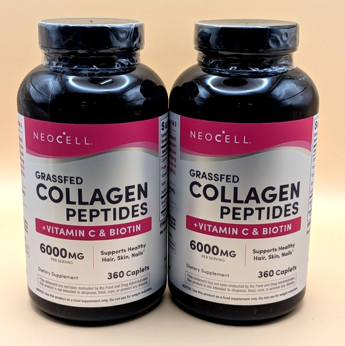 NeoCell Super Collagen + Vitamin C and Biotin Tablets ( 360 ct )  08/2028