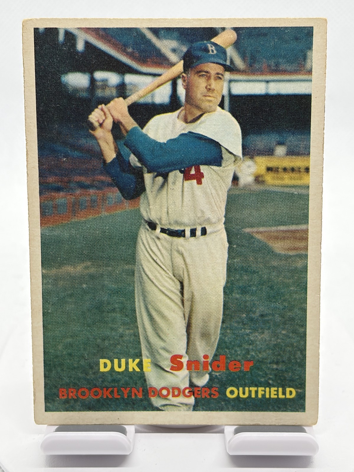 1957 Topps Duke Snider #170 Brooklyn Dodgers VG-EX