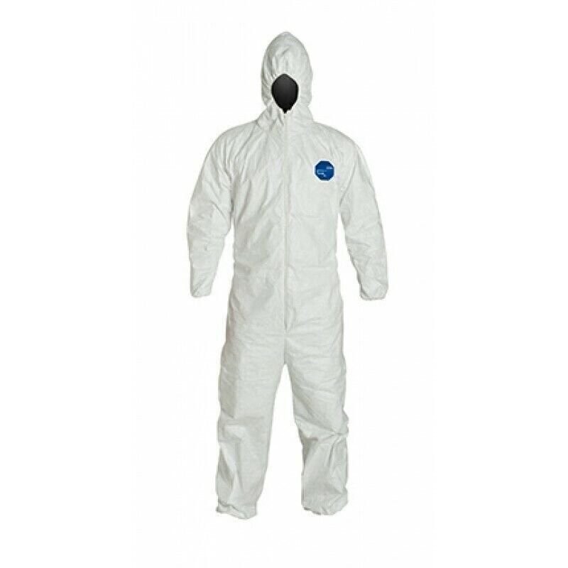 Dupont TY122S Tyvek Coverall Bunny Suit Hood and Booties Size M - 5XL  - VARIETY