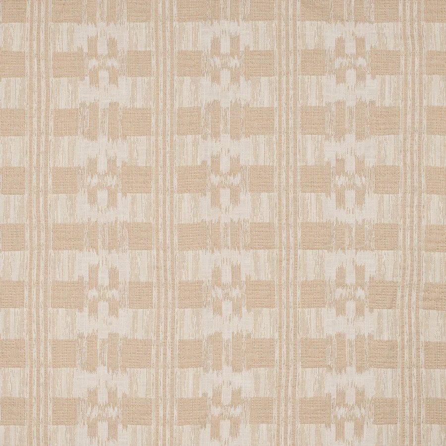 Sister Parish Ikat Weave Outdoor Fabric- Mahalo Performance / Beige 0.50 yds