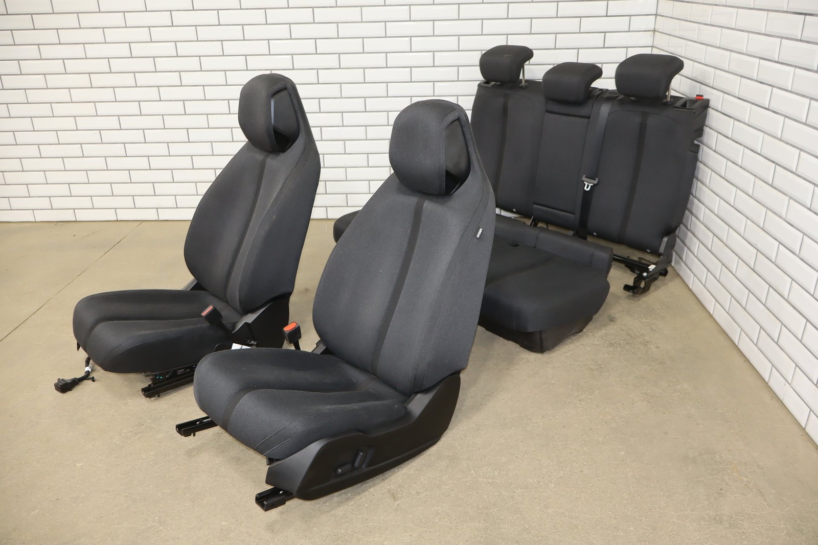 2023 Fisker Ocean Leather Seats Set Black Abyss BL