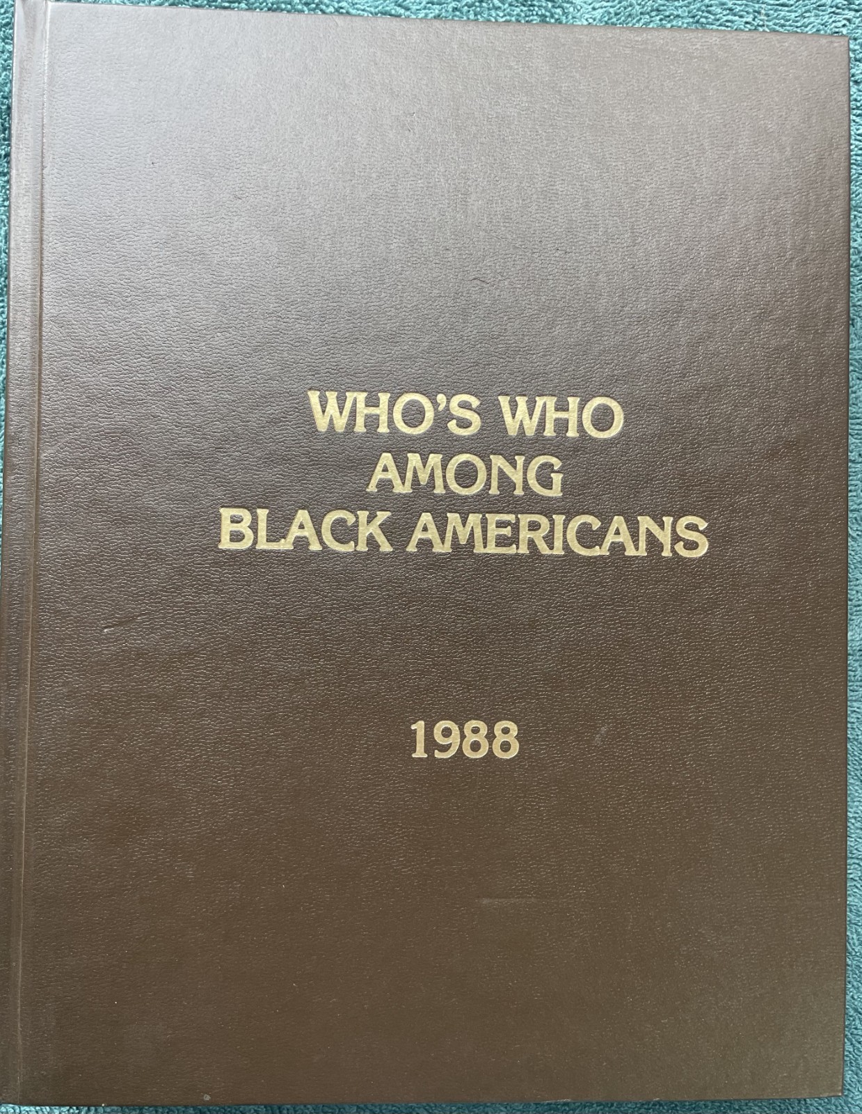 Who's Who Among Black Americans 5th Edition, 1988. 0-930315-26-X