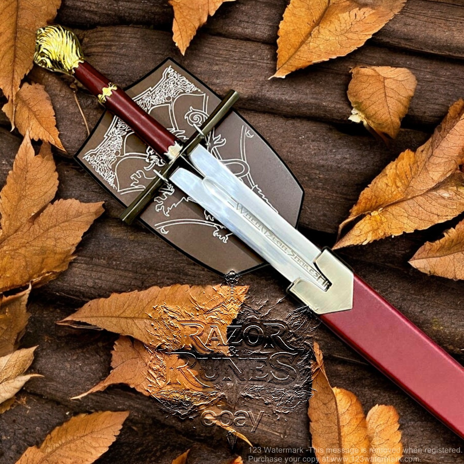 Chronicles Of Narnia Sword Prince Gold King Peter's Swords Rhindon W Sheath Gift Chronicles Of Narnia Sword Prince Gold King Peter's Swords Rhindon W Sheath Gift