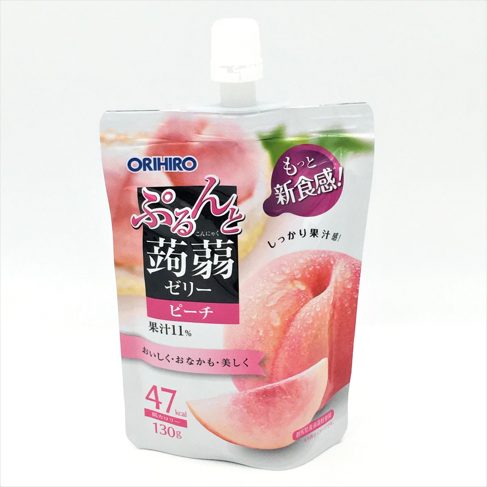 Orihiro Jelly Low Calorie -Peach 130g x8 Pieces Orihiro Jelly Low Calorie -Peach 130g x8 Pieces