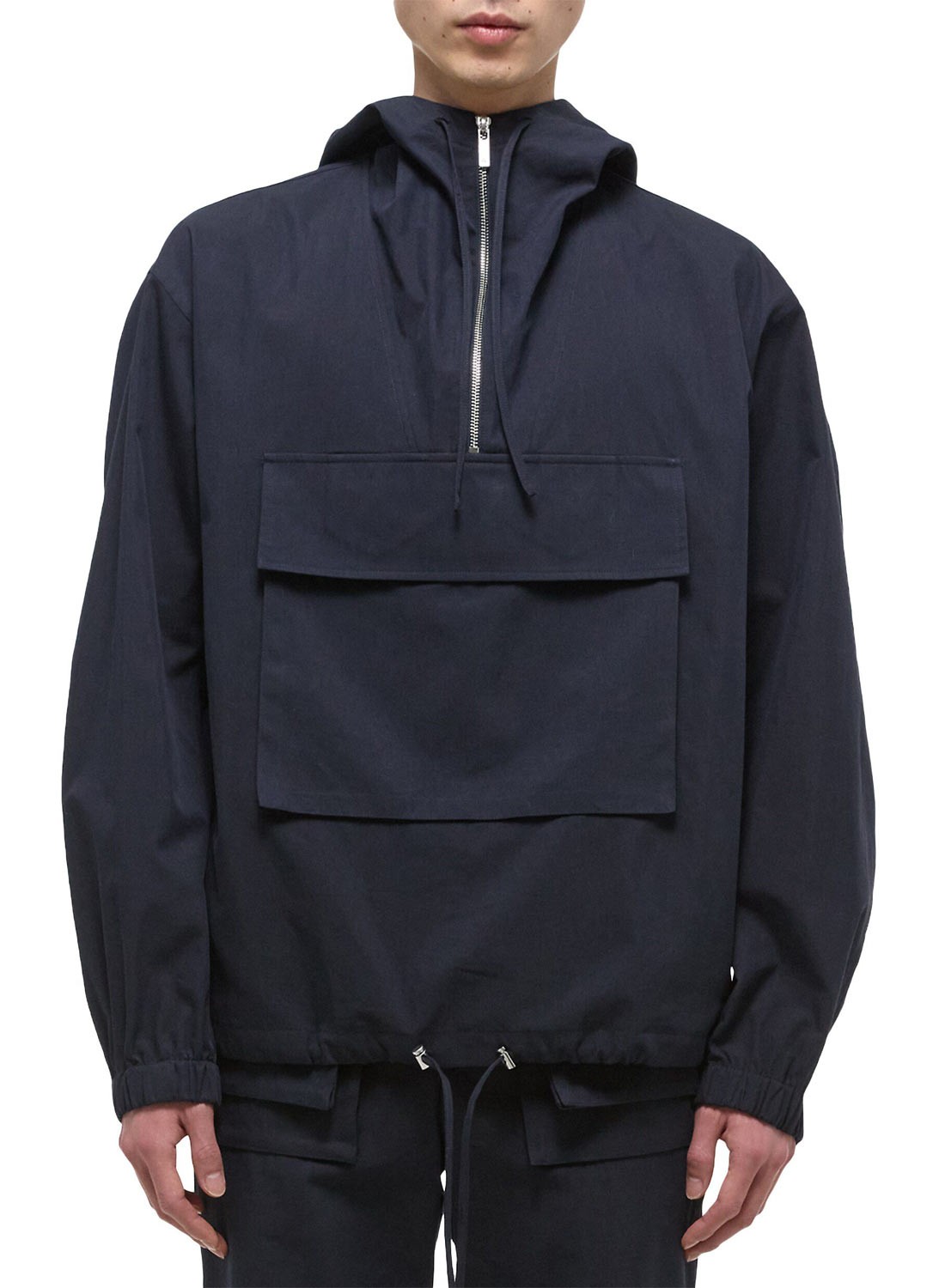 Helmut Lang Mens Half-Zip Gusset Pullover Hoodie X-Large Navy - NWT $475 Helmut Lang Mens Half-Zip Gusset Pullover Hoodie X-Large Navy - NWT $475
