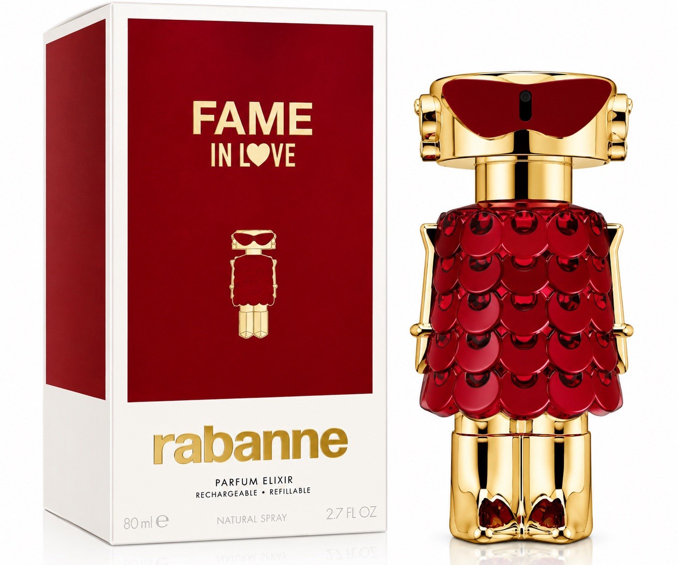 Rabanne Fame In Love Parfum Elixir 2.7 oz / 80ml Women’s Perfume New In Box
