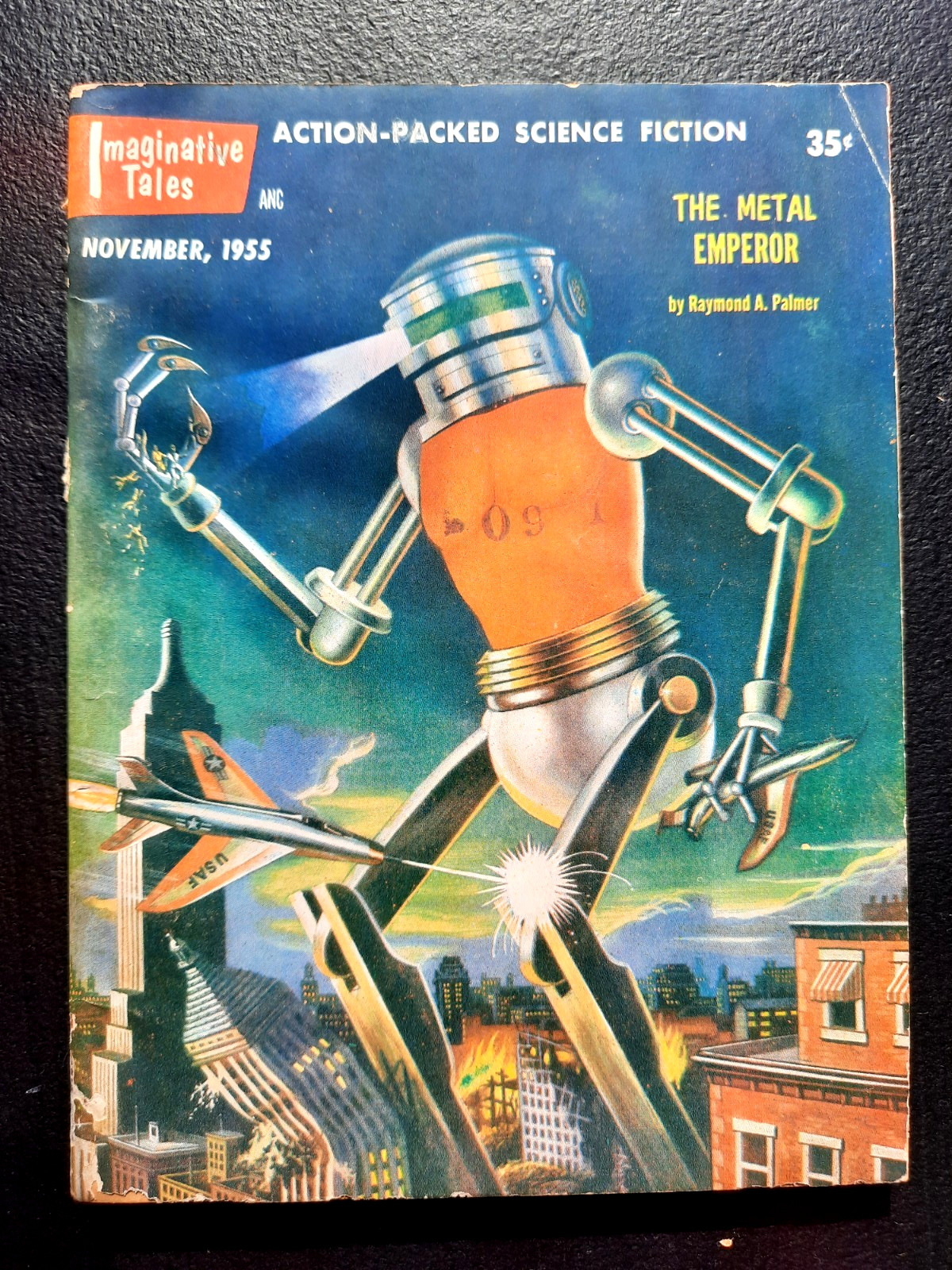 Imaginative Tales Nov 1955 Fine 6.0 PSI-Man Heal my Child by Philip K. Dick Pulp Imaginative Tales Nov 1955 Fine 6.0 PSI-Man Heal my Child by Philip K. Dick Pulp