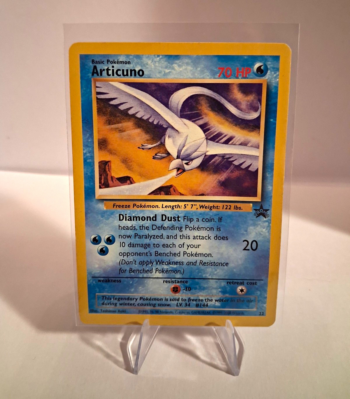Articuno 22/53 Pokemon Promo Regular English LP Articuno 22/53 Pokemon Promo Regular English LP
