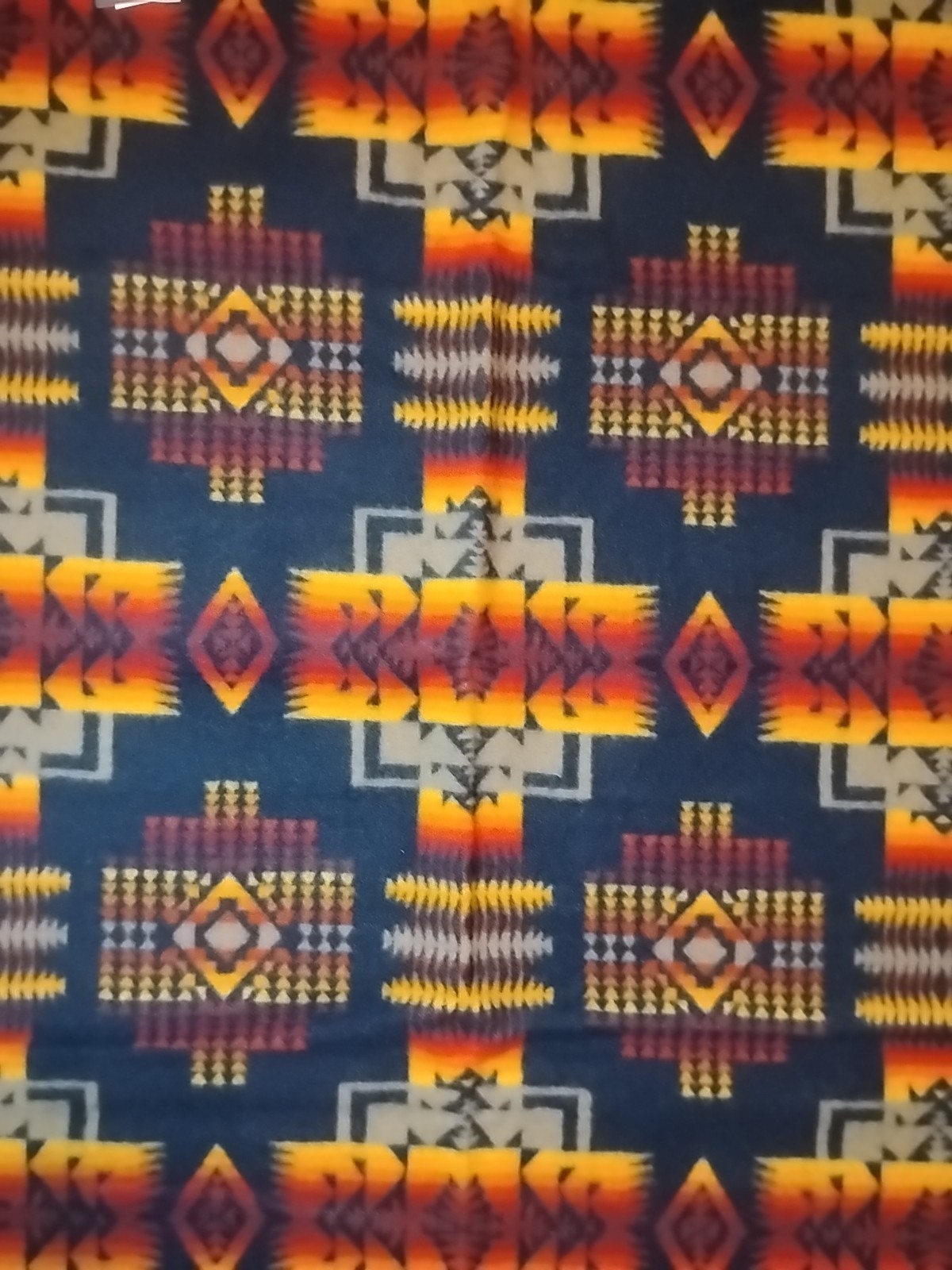 Pendleton Chief Joseph Native Beaver State Blanket Jacquard Wool 32x44\