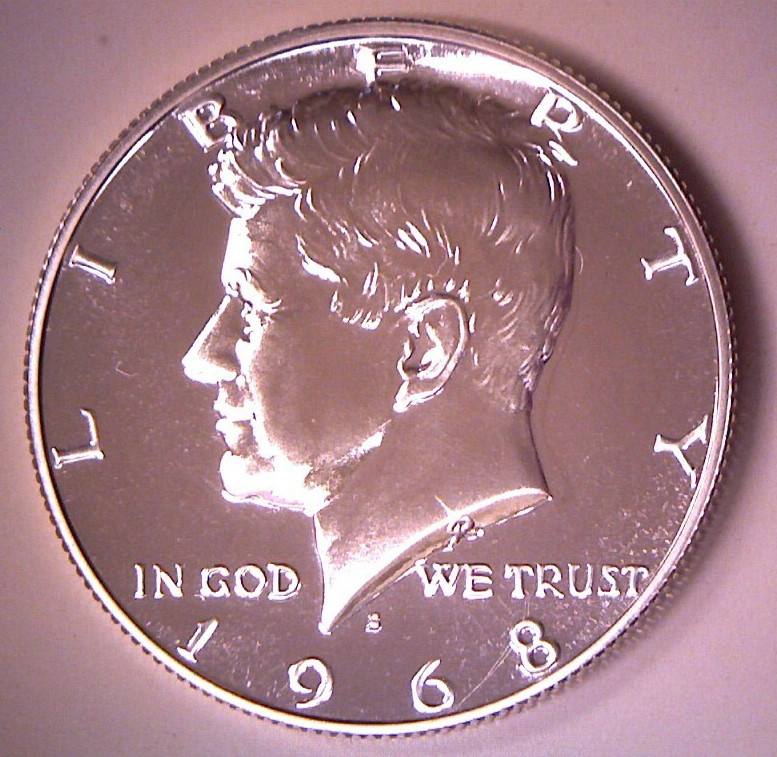 1968 S PROOF 40% SILVER KENNEDY HALF DOLLAR *FREE SHIPPING* IN STOCK