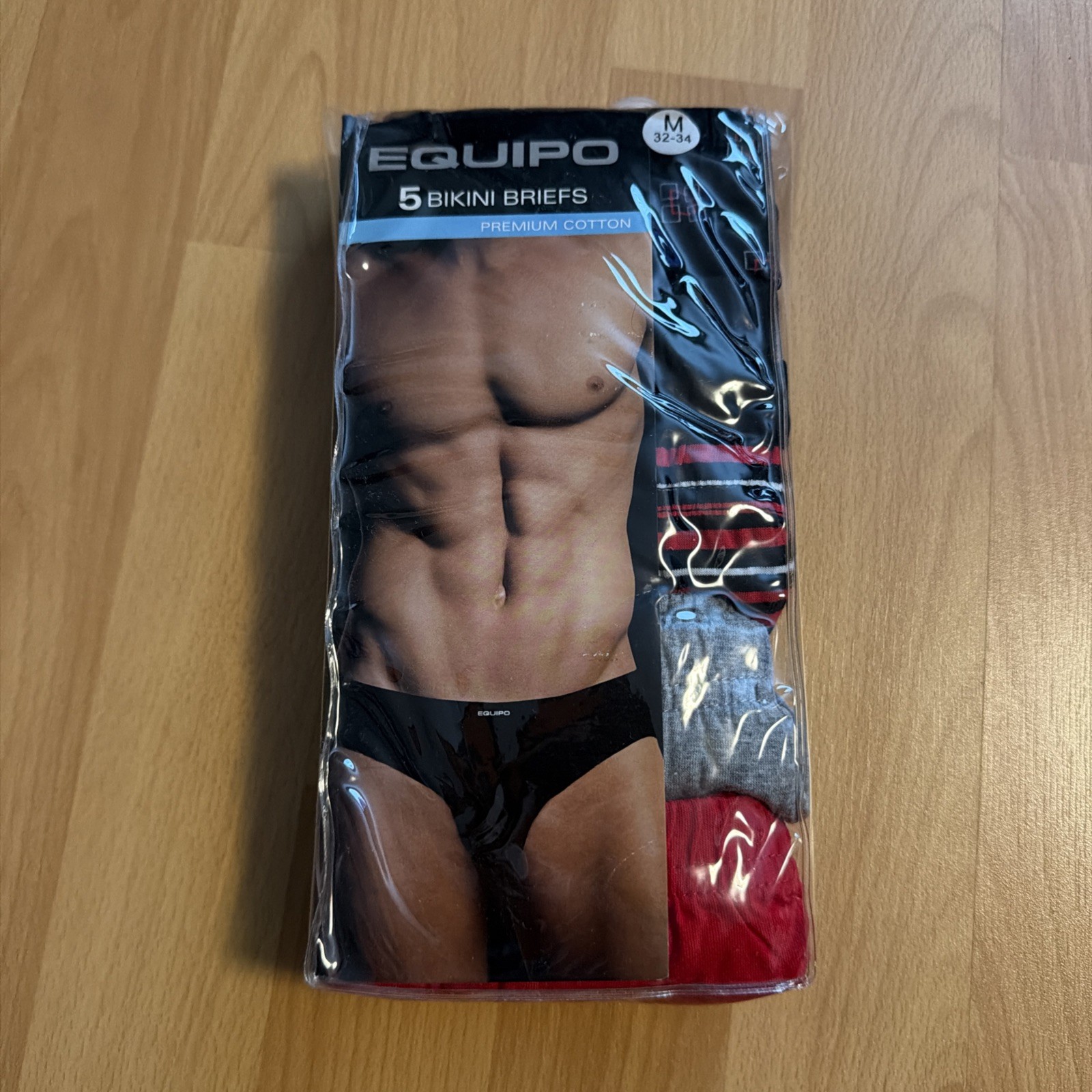 Men Equipo 5-Pack Bikini Briefs - M - Brand New