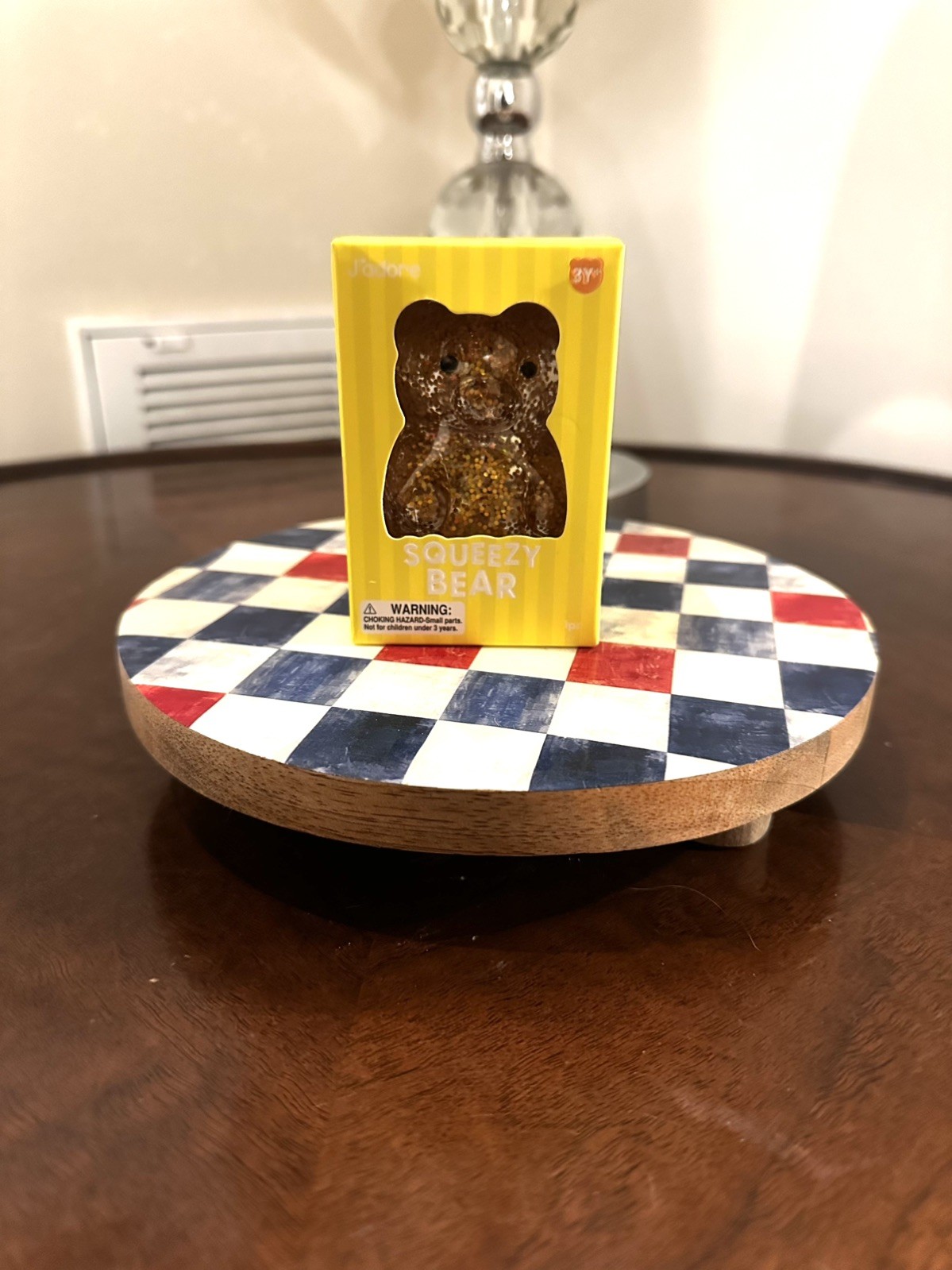 New J\'adore Squeezy Bear Squishy Glitter Sensory Squeeze Squish Toy Gold Yellow New J\'adore Squeezy Bear Squishy Glitter Sensory Squeeze Squish Toy Gold Yellow