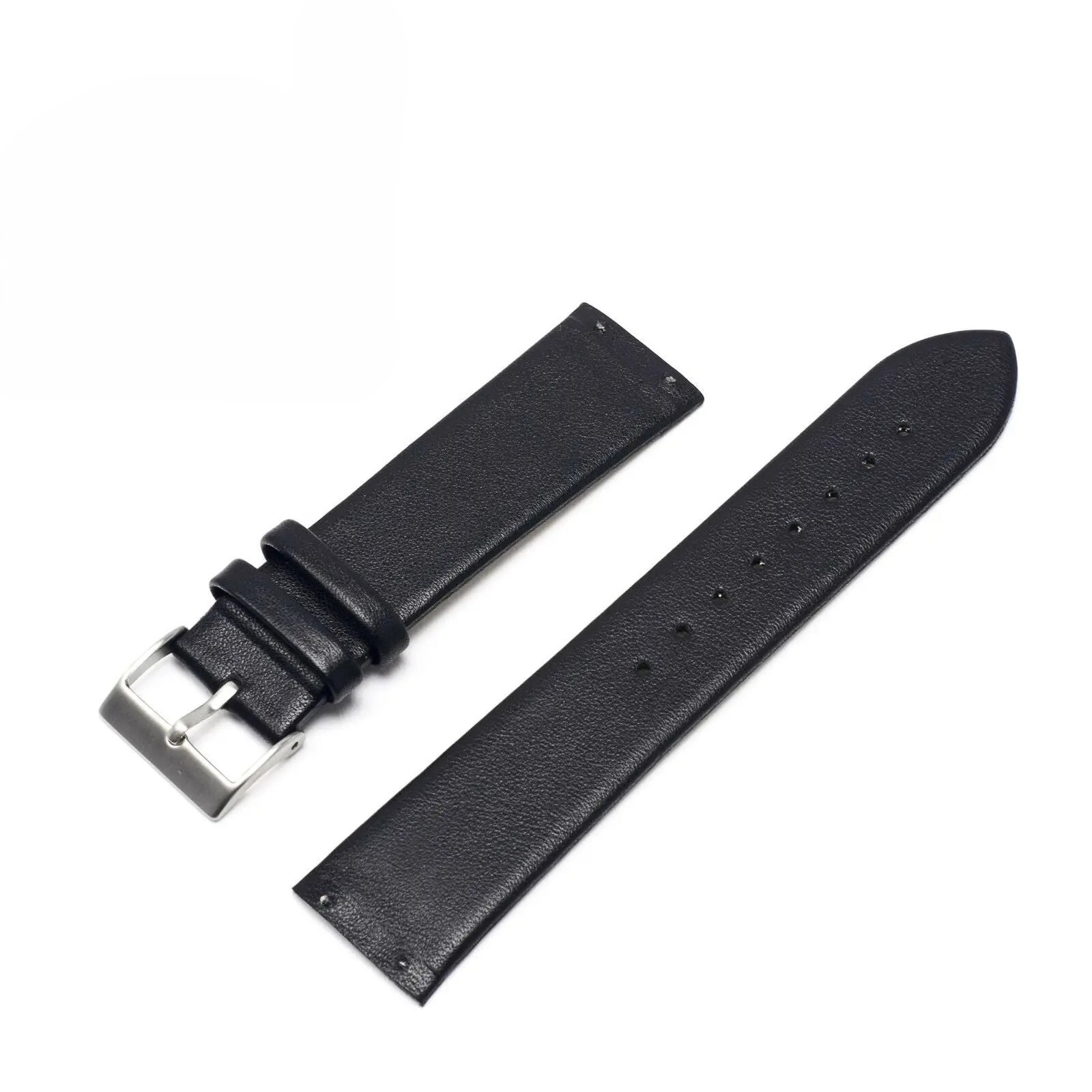 Skagen Genuine Leather Watch Strap/Band Black/Brown