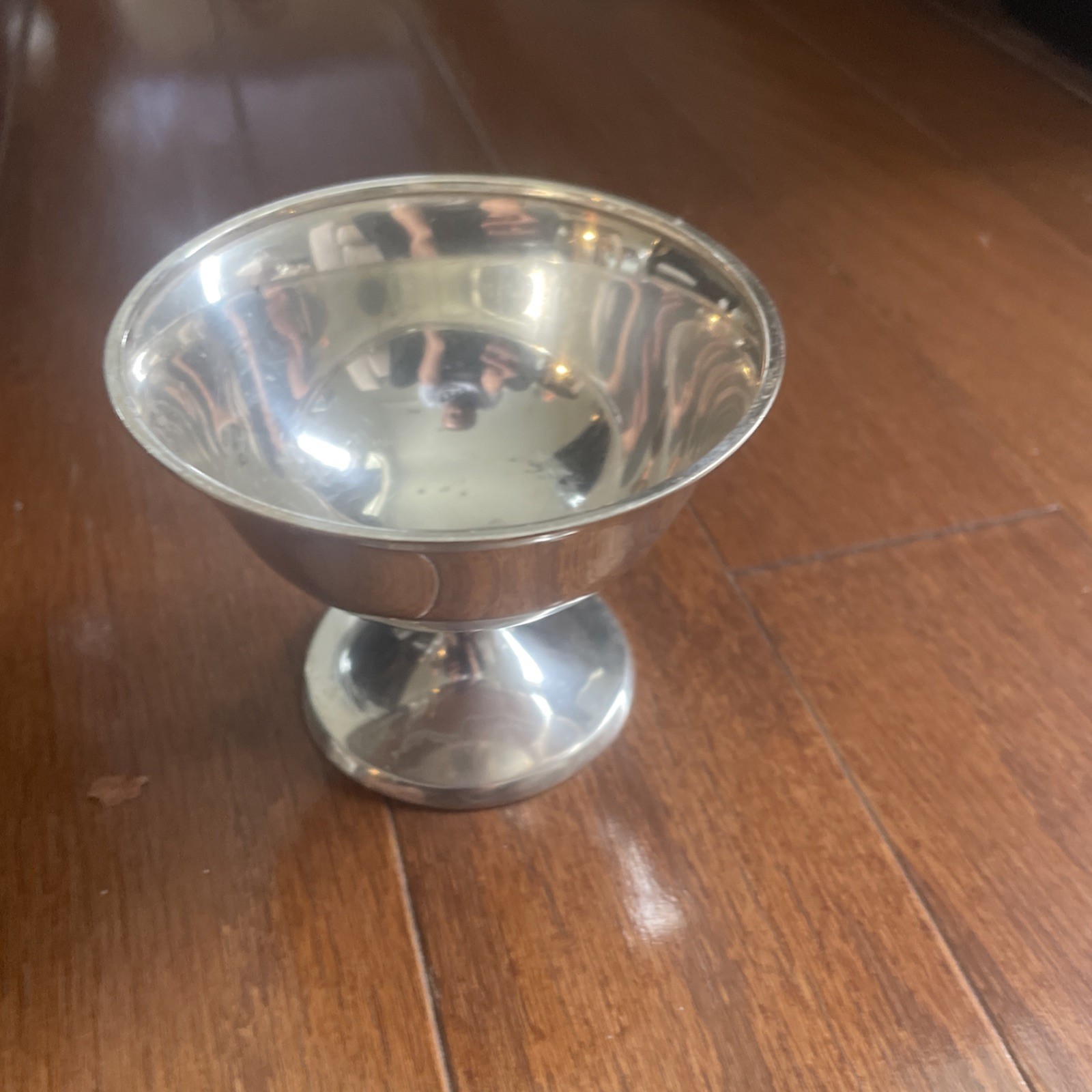 Vintage E. HERTZBERG STERLING SILVER ICE CREAM CUP Total 70 Grams.