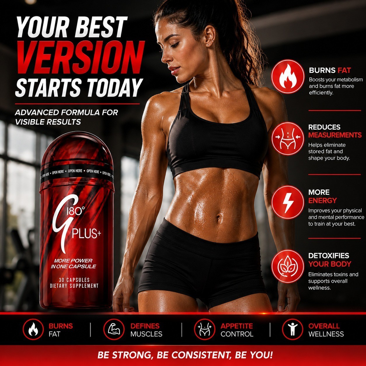 G 180 Plus High Level  Fat Burner  Dietary Supplement Weight Loss Support