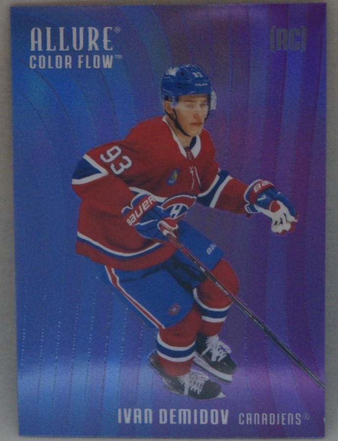 2025-26 Upper Deck Allure - Color Flow Ivan Demidov #CF-22 Blue Purple (RC)