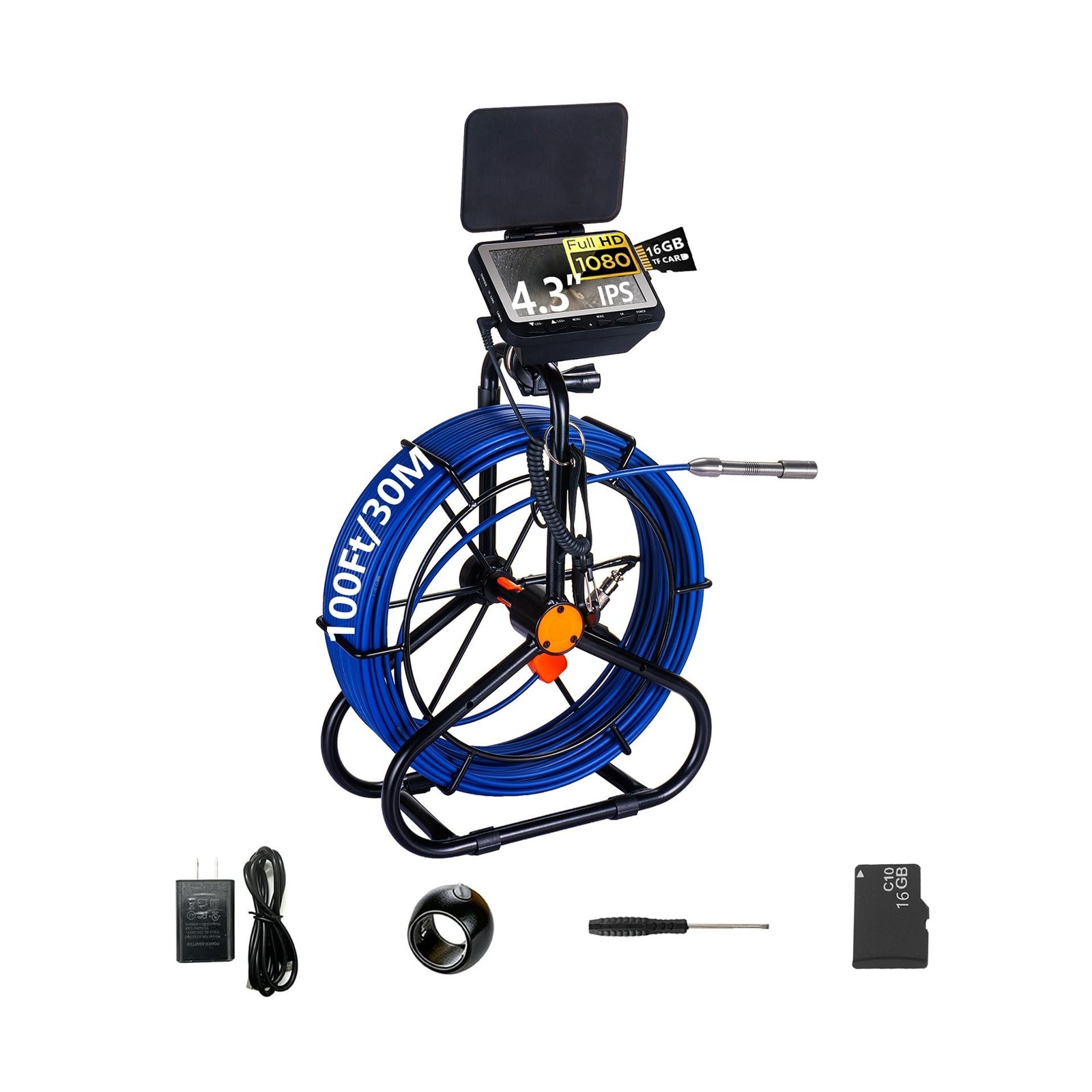 Sewer Camera 98FT with Counter, 4.3 Sewer Camera 98FT with Counter, 4.3
