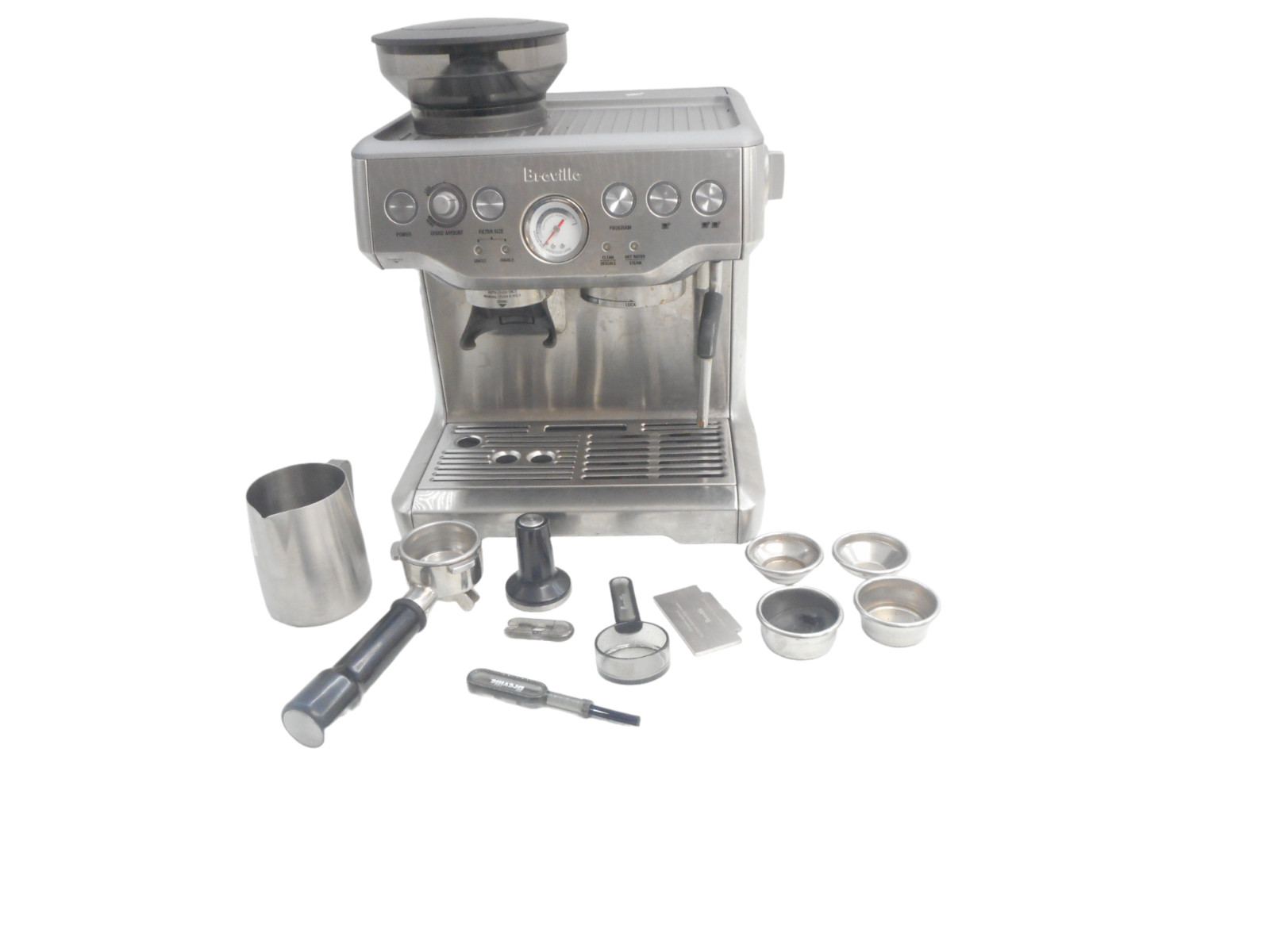 Breville BES870XL the Barista Express Espresso Machine - Stainless - USED ,A\'