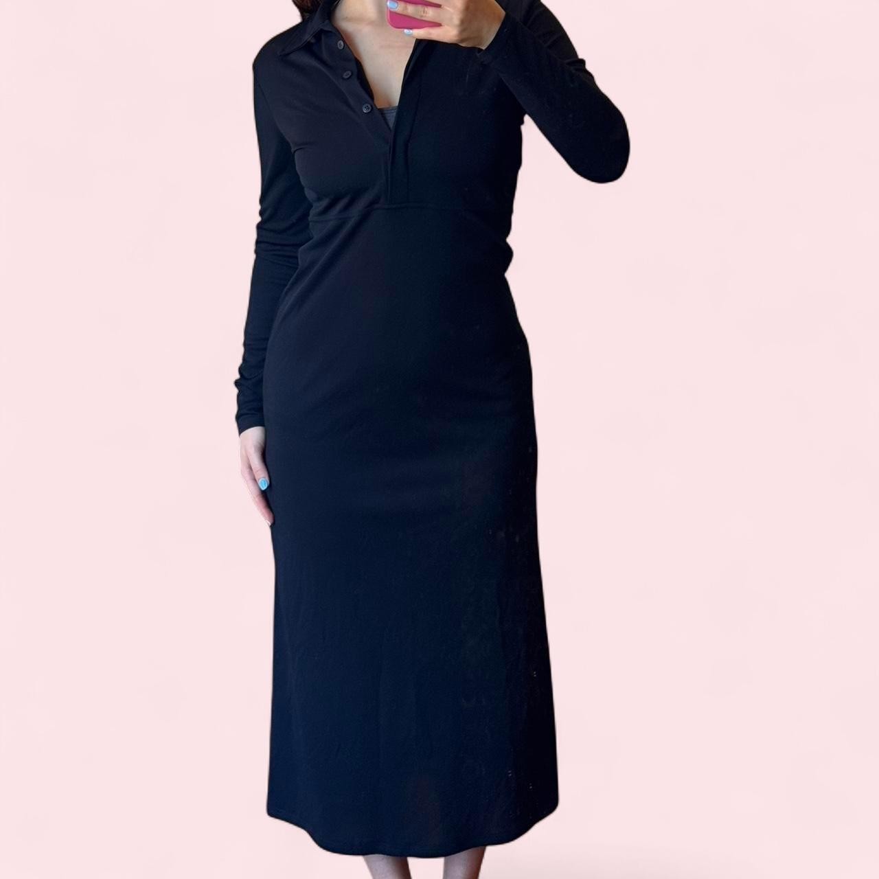 Vintage Emanuel Ungaro black collared dress Vintage Emanuel Ungaro black collared dress