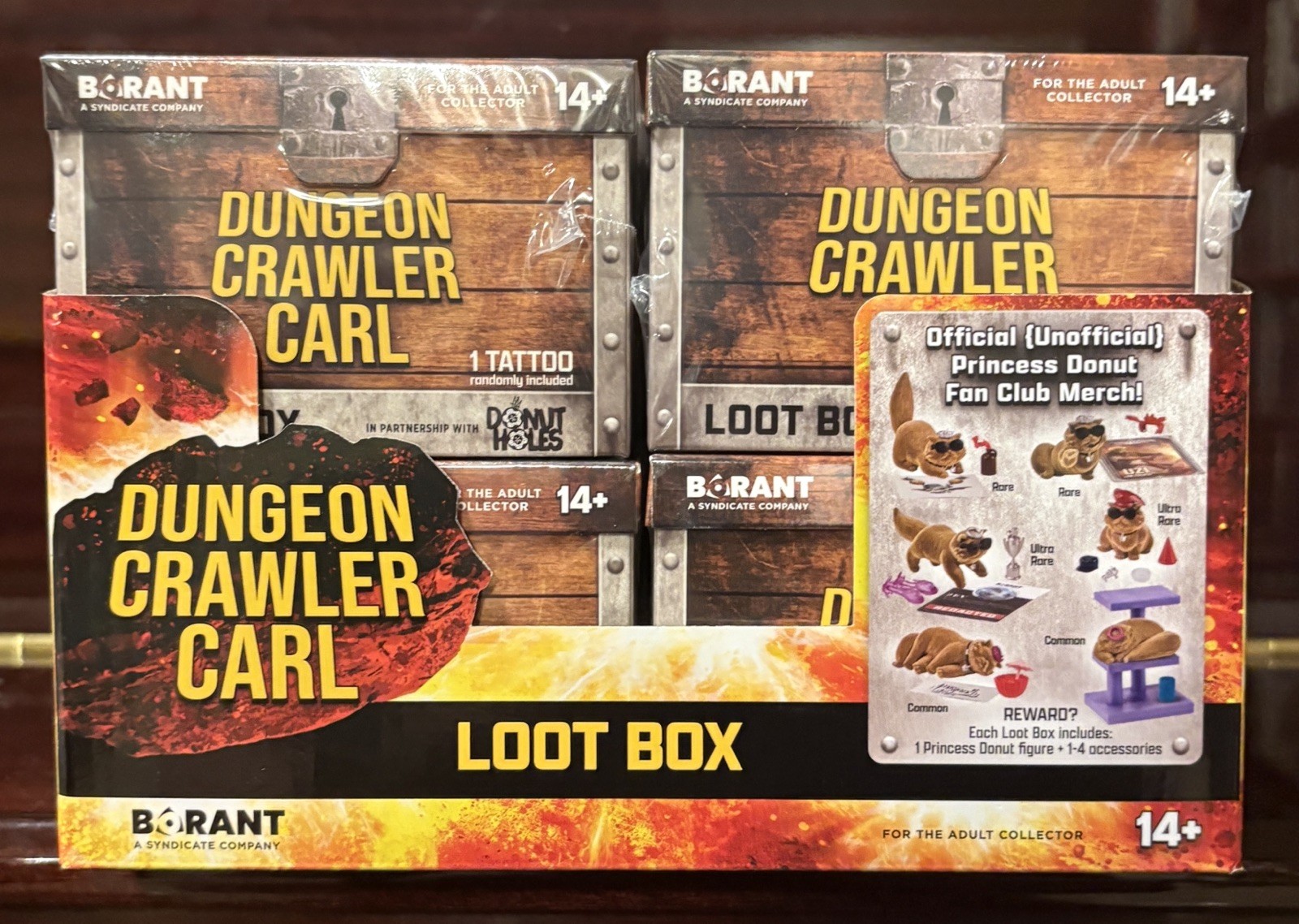 Dungeon Crawler Carl Sealed Retail Loot Box Case Lot - 12 Unopened Blind Boxes Dungeon Crawler Carl Sealed Retail Loot Box Case Lot - 12 Unopened Blind Boxes