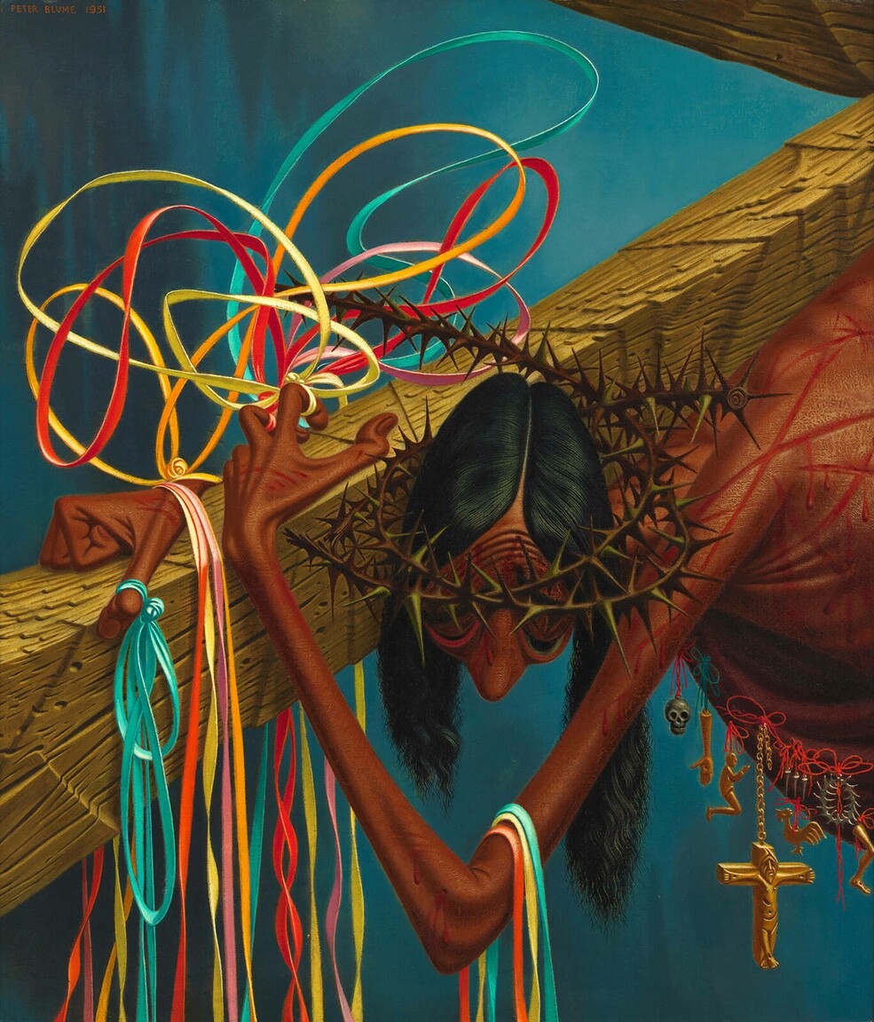 Peter Blume : Man of Sorrows : 1951 : Archival Quality Art Print