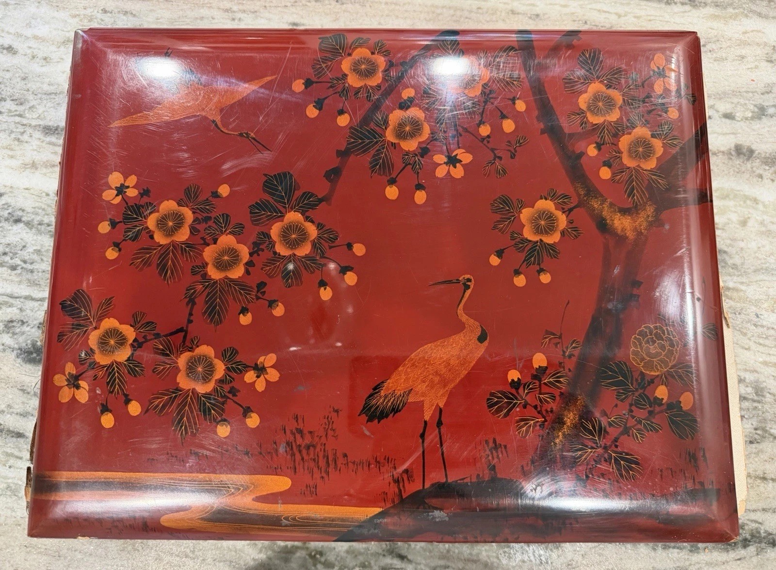 Antique Meiji Japanese Lacquer Photo Album 50 Hand Colored Albumen Prints 10x8