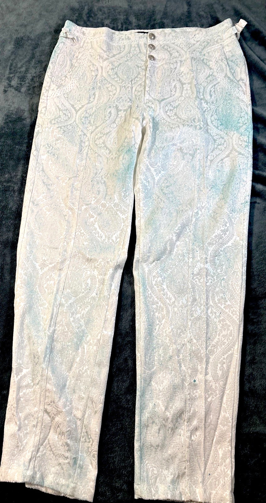 Vatpave Mens Gothic Pants Cosplay Costume Trousers Steampunk Victorian Pants XL