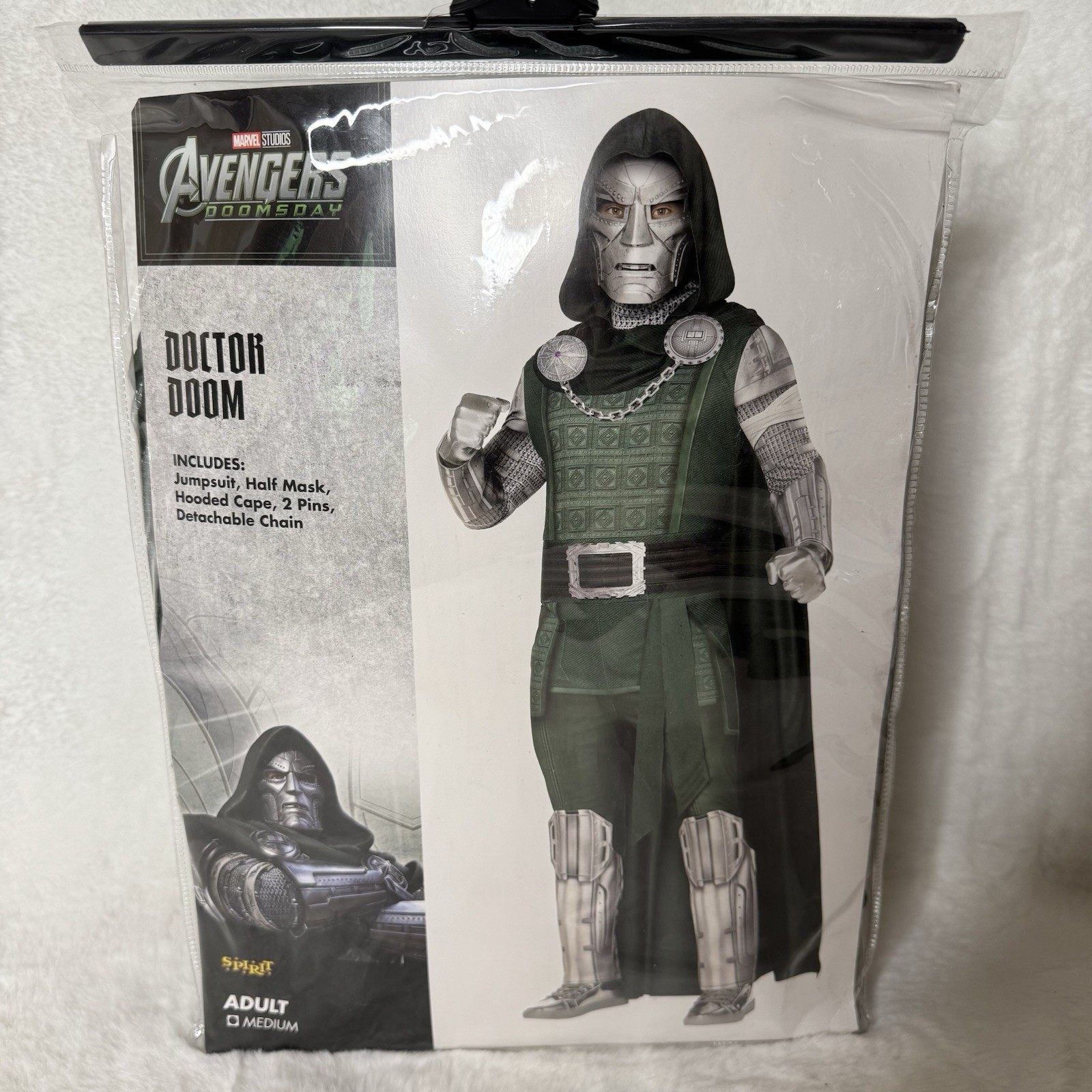 Spirit Halloween Doctor Doom Adult Costume Marvel Avengers Doomsday Size Medium