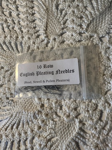 16 Row English Pleating Needles 16 Row English Pleating Needles