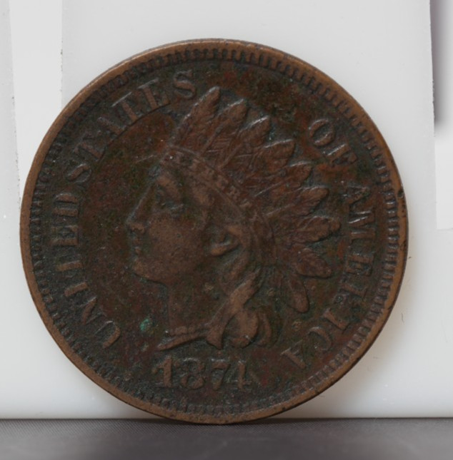 1874 Indian Head Cent Penny IHC 1c BETTER DATE Choice Original VF+ Full LIBERTY 1874 Indian Head Cent Penny IHC 1c BETTER DATE Choice Original VF+ Full LIBERTY