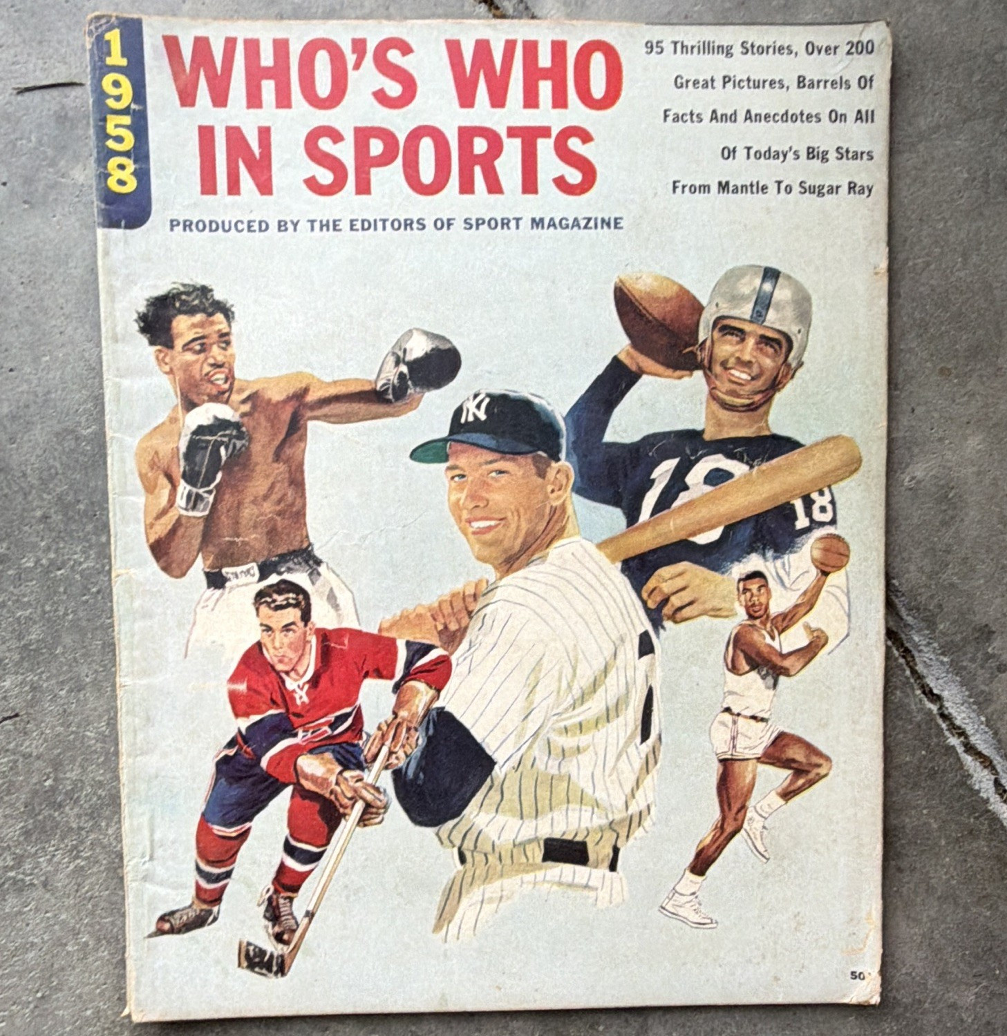 Who\'s Who in Sports 1958 Illustrated English Sports Magazine Publication Who\'s Who in Sports 1958 Illustrated English Sports Magazine Publication