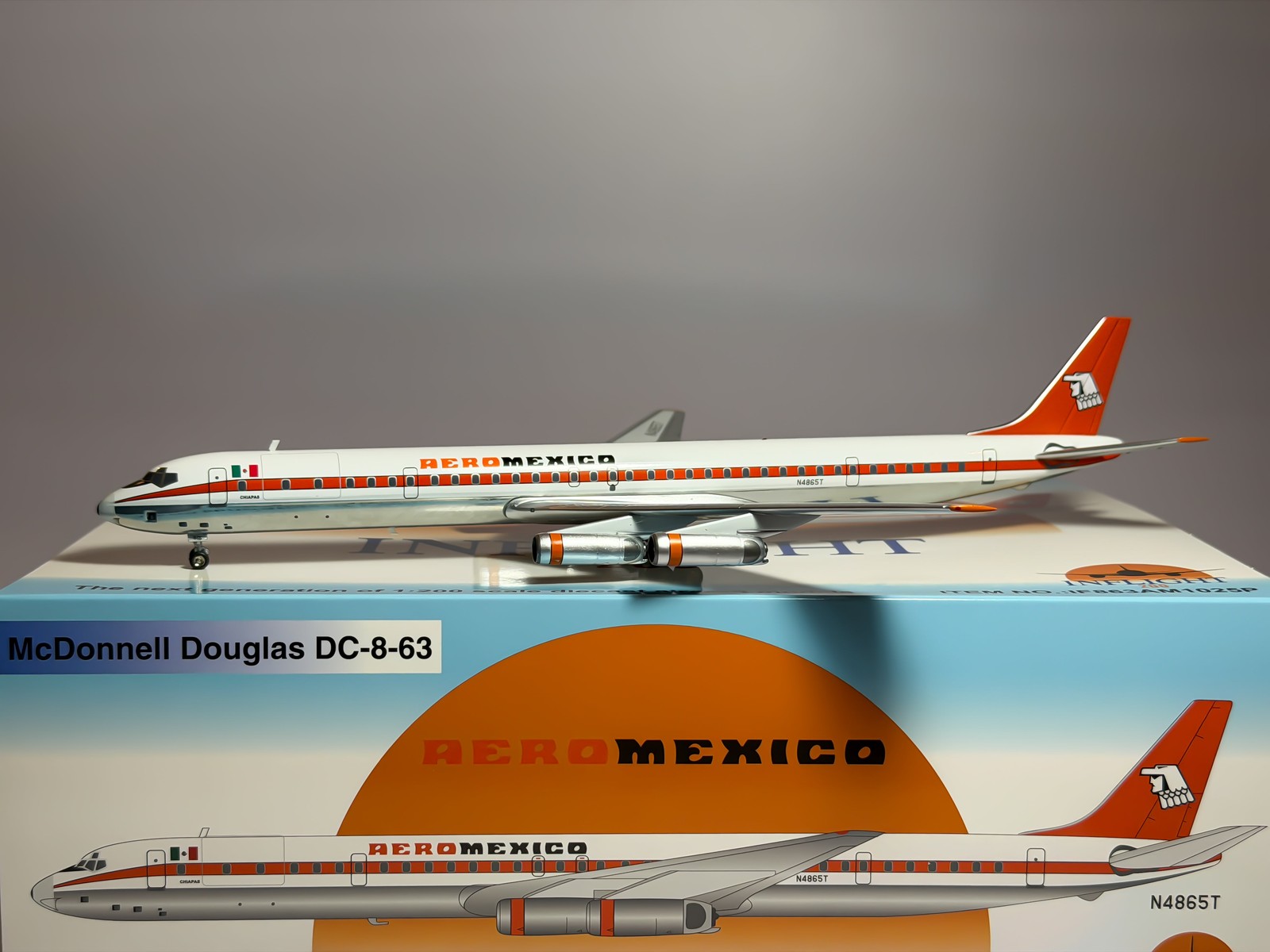 InFlight200 1:200 Aeromexico Douglas DC-8-63 N4865T