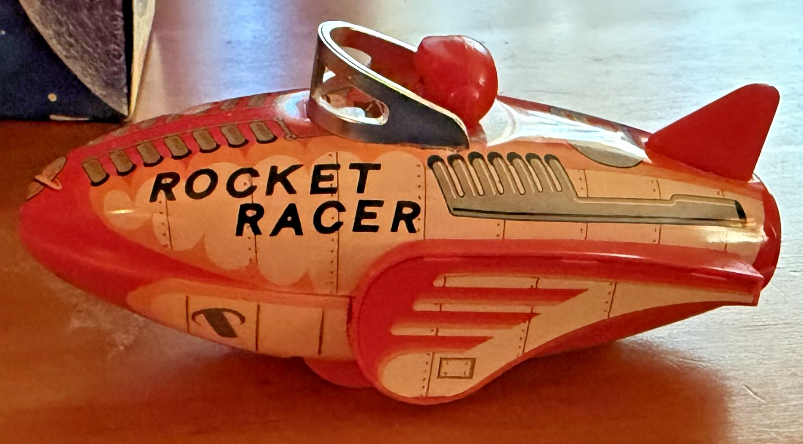 Rocket USA Vintage (1997) Rocket Racer Friction Power Masudaya Miniature Repro