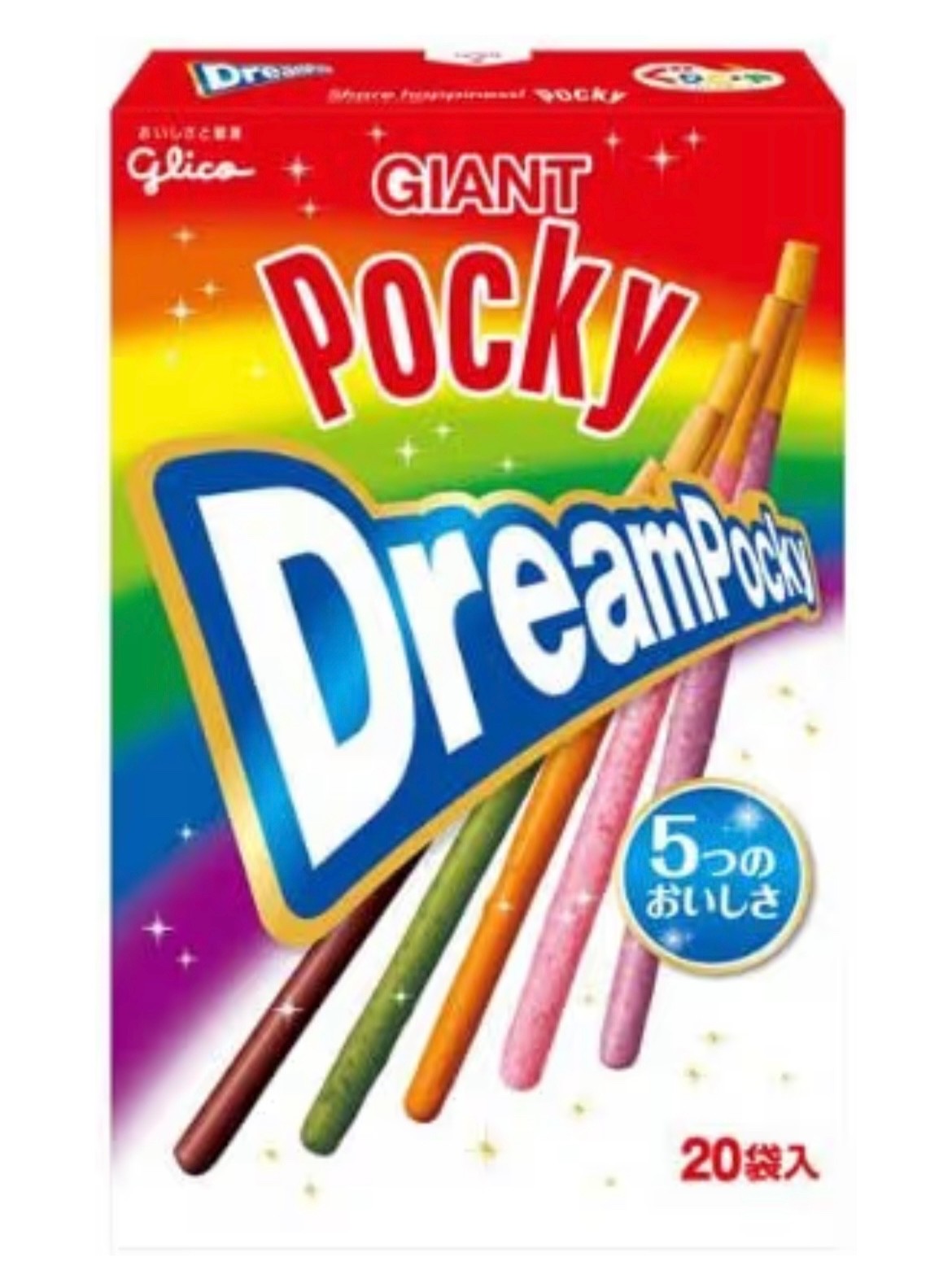 Glico Giant Dream Pocky, 20 packs [Directly from Japan]