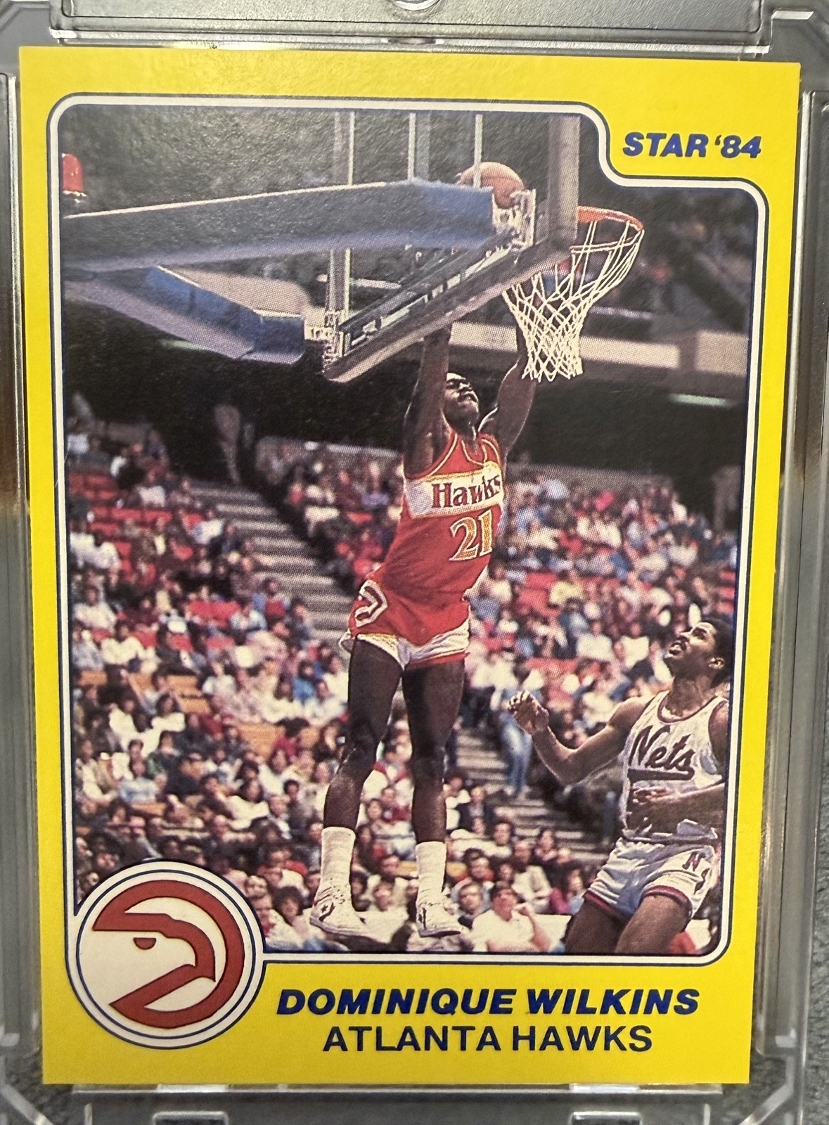 1983-84 Star All-Rookie Team - Dominique Wilkins #8 (RC) - Hawks Legend  