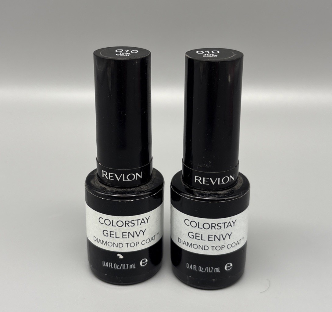 2 Revlon Colorstay Gel Envy Diamond Top Coat 010 Top Coat Nail Polish 2 Revlon Colorstay Gel Envy Diamond Top Coat 010 Top Coat Nail Polish